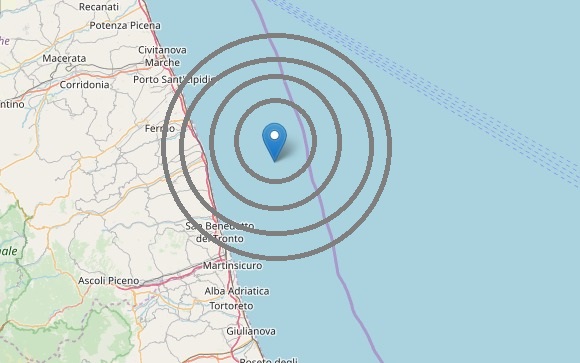 Terremoto Marche oggi, 28 marzo 2019: nuova forte scossa sulla costa Picena