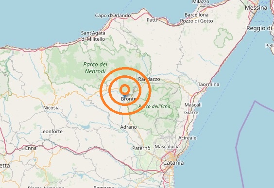 Terremoto Sicilia 29 aprile 2019, nuovo sciame sismico nella notte a Bronte (CT)
