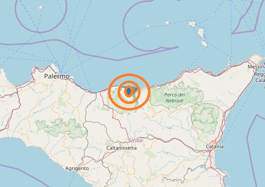 Terremoto Sicilia oggi, 3 maggio 2019: scossa intensa in provincia Palermo