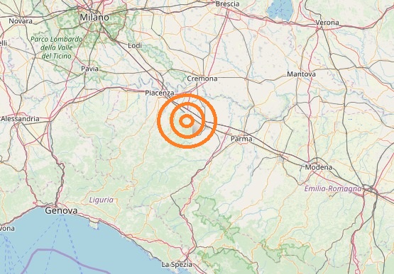 Terremoto Emilia Romagna oggi, 22 maggio 2019: scossa in provincia di Piacenza