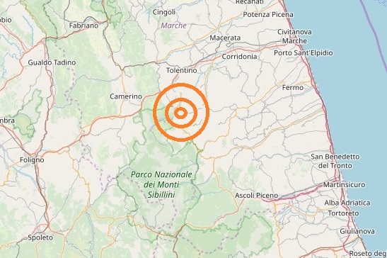 Terremoto Marche oggi, 9 agosto 2019: scossa M. 3.0 in provincia di Macerata