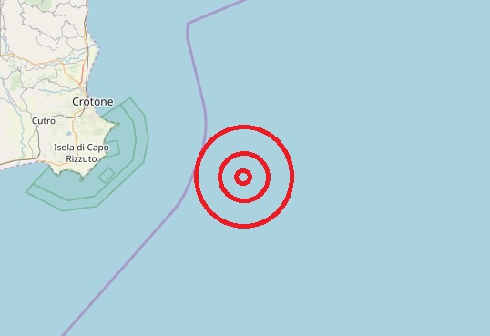 Terremoto oggi, 31 ottobre 2019 scossa intensa sullo Ionio: trema il sud Italia