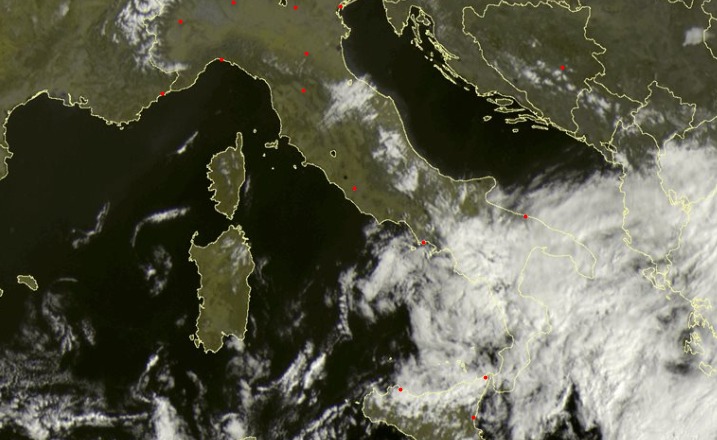 previsioni meteo Italia oggi