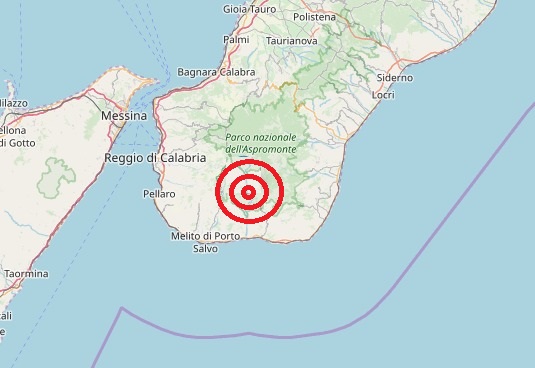 Terremoto Calabria oggi, 15 agosto 2019