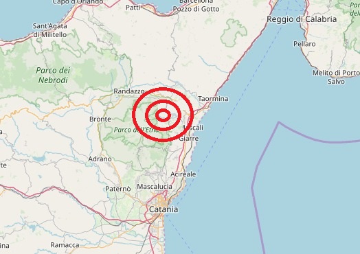 Terremoto oggi Sicilia, 13 novembre 2019: scossa intensa avvertita in provincia di Catania
